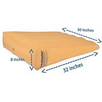Inflatable Bed Wedge Pillow, Acid Reflux Wedge, Sleep with Your Head Raised, 32"L,30"W,8"H Weighs 2.2 Pounds (Wedge ONLY, Does NOT Include Pump OR Cover) by Travelwedge