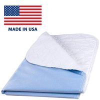 Blue Big Size Washable Bed Pad/XXL Incontinence Underpad - 36 X 72 - Jumbo Mattress Protector