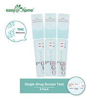 6 Pack Easy@Home Marijuana (THC) Single Panel Drug Tests Kit - Value Pack THC Screen Urine Drug Test Kit - #EDTH-114 Expires 9/19/20