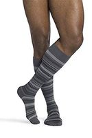 SIGVARIS Men’s Style Microfiber Patterns 830 Closed Toe Calf-High Socks 20-30mmHg