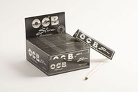 24 OCB Premium King Size Slim Cigarette Rolling Papers Packs (32 Paper Leaves Per Pack) + Limited Edition Beamer Smoke Sticker