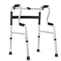 F.A.N.G.YUN Folding Walker Adult Walker with Adjustable Height Portable Walker Walkers Crutches