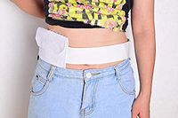 TOGARR Abdominal Dialysis Protection Belt,Breathable Abdominal Tube Storage Belt,Cotton Adjustable Elastic Professional Nursing for Patients (Size : 1pcs)