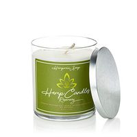 Hemp Infused Massage Oil Candle (Rosemary)