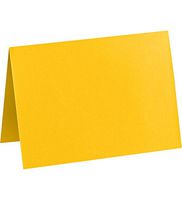 A1 Folded Card (3 1/2 x 4 7/8) - Sunflower Yellow (50 Qty.)