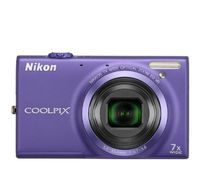 Nikon COOLPIX S6100 16 MP Digital Camera with 7x NIKKOR Wide-Angle Optical Zoom Lens and 3-Inch Touch-Panel LCD (Violet)