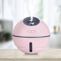 300Ml Aroma Diffuser Ultrasonic Essential Oil Diffuser Mist Humidifier Portable with LED Lights and Waterless Automatic Closing Function to Decorate The Home Office,Pink