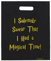 Lifetime Inc Party Favor Goodie Bags Theme Birthday Supplies Plastic with Handle (Harry P)