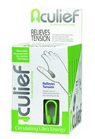 Aculief- Six Pack Display- Award Winning Natural Headache and Tension Relief - Wearable Acupressure (Green))