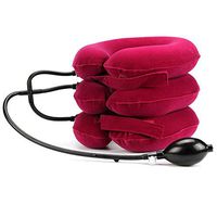 Traction 3 Layers Neck Device Headache Shoulder Pain Relax Brace Inflatable Spine Alignment Pillow Instant Relief for Chronic Neck Fauay