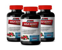 antioxidant Immune Booster - Goji Berry Extract Complex - Natural ANTIOXIDANT - Noni Capsules - 3 Bottles 180 Capsules