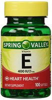 Spring Valley - Vitamin E 400 IU, 100 Softgels