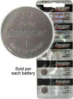 Energizer Batteries 373 (SR916SW) Silver Oxide Watch Battery. On Tear Strip (Pack of 5)