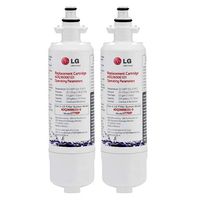 LG LT700P Refrigerator Water Filter, 2 Pack, White