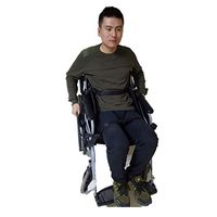 Effortsmy Healthcare Moving and Handling Transfer Glide Sheet - Waist/Leg Reinforcement Belt - Black - 50cm×46cm