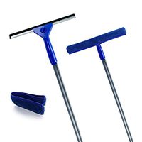 Squeegee and Microfiber Window Washer Squeegee Sets with Adjustable Handles Perfect for Window&Car Cleaning Masthome