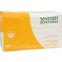 SEVENTH GENERATION PADS,MAXI,REGULAR, 24 CT
