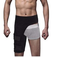 Maidian Hip Brace Thigh Compression Sleeve Hamstring Compression Sleeve Groin Compression Wrap for Hip Pain Relief. (Black)