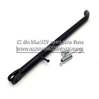 Frames & Fittings 317MM - 384MM Dirt Pit Bike Sidestand with Spring Set 125cc 110cc 140cc for BSE Side Kick Stand for TTR for KTM 10 12 14 16 inch - (Color: 10inch 240MM)