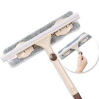 Squeegee Window Cleaning Squeegee Shower Wiper Telescopic Rotatable For Floor Mirror Car Window Glass Cleaner Khaki