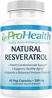 ProHealth Natural Resveratrol (200 mg, 60 Vcaps)