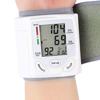 Automatic Digital Wrist Blood Pressure Monitor BP Cuff Machine Pulse Heart Rate Home Test Device