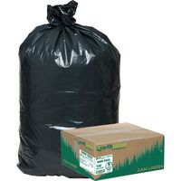 Earthsense Recycled Star Bottom Trash Bags 55-60 gal Black 100ct WBI RNW5820