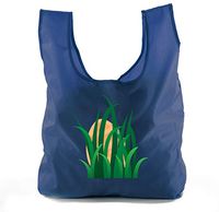 Easter Basket Bags, Bulk Reusable Grocery Bags, Easter Egg Hunt Tote Bags - No Peaking - 3PK Navy CA2650EasterDTG S6
