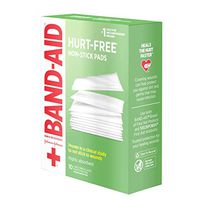 BAND-AID First Aid Non-Stick Pads, Large, 3 in x 4 in, 10 ea (Pack of 2)