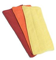 Set of 3 Reusable Microfiber Mop Pads- Compatible with Swiffer WetJet- Warm Color Combo