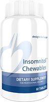 Designs for Health Insomnitol Chewables - Melatonin, L-Theanine + 5-HTP for Sleep Support (60 Tablets)