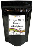 Grape Skin Extract Powder 40% Polyphenols 16oz Ounce 1 Pound LB Resveratrol