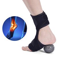 PHASFBJ Plantar Fasciitis Night Splint for Foot Drop, Orthotic Adjustable Foot Drop Support Splint for Foot Pain Relief, Foot Stretching Support Brace for Achilles Tendonitis Fits Right or Left