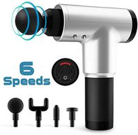 6 Speeds Massage Gun, Cordless Handheld Deep Tissue Muscle Massager, Chargeable Percussion Device Super Quiet