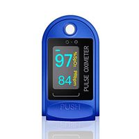 Gylfeeling6 Oximeter OLED Finger Oximeter - Blood Oxygen Saturation Monitor Adult Portable Saturationwith Silicon Cover, Batteries oximeter Finger