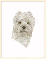 Fiddlers Elbow Westie Blank Box Note Cards