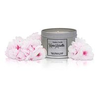 Destiny Candle by Karen Michelle Cherry Blossom Vanilla Scented Massage Oil Candle - Aromatherapy Beautiful Piece of Jewelry Inside | A Perfect Way to Rekindle The Romance
