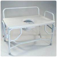 Bariatric Drop Arm Commode - Commode