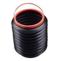 Collapsible Bucket Compact, Portable Folding Water Container 4L Water Storage Wash Basin for Traveling Hiking Fishing Boating Gardening Camping