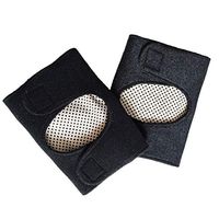 SUPVOX 2pcs Magnetic Therapy Thermal Self-Heating Elbow Pad Belt Ankle Elbow Support Black
