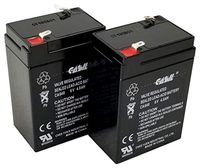 2 Pack 6v 4ah Battery for Ritar RT645