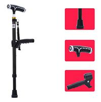 ZHM LED Walking Stick, Portable Fully Adjustable Lightweight Aluminium-None Slip Foot - Simple