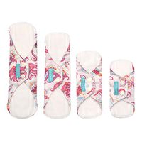 Charlie Banana 4 Feminine Pads Combo Cotton Bliss