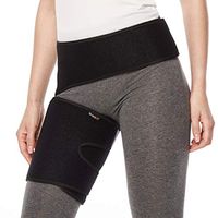 BraceUP® Groin and Hip Compression Support Brace, Sciatica Wrap for Nerve Pain Relief, Hamstring, Thigh, Quadriceps Injuries