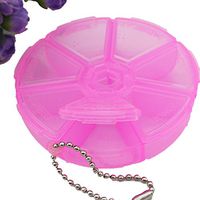 Polytree Weekly 7-Days Pills Case Organizer (Pink 3)