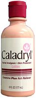 SOOTHINGLY WONDERFUL CALADRYL LOTION WHEN YOUR SKIN ITCHES, HURTS, ACHES FROM BURNS, SUN BURN, BUG BITES POISON OAK, IVY, IRRITANTS