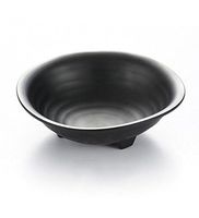 donfohy Matte black four areas bowls, rice porridge, soup, impact washable, home artificial porcelain tableware soup bowl, soup, rice,