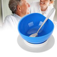 ZZYYZZ Adaptive Tableware Anti-Slip Anti-Scald Suction Sucker Bowl for Elderly, Children, Disabled, Durable, Lightweight, Yet Break and Scratch Resistant