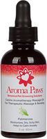 Aroma Paws Aromatherapy Dog Massage Oil – for Canine, Pet Bonding – Conditioning, Moisturizing, Soothing Skin Massaging Oils – Aromatic, Scented Grooming Puppy Oil – Toxin Free – 2 oz, Palmarosa