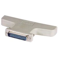 DB25 Y Splitter Adapter; DB25M - DB25F & DB25F, Pack of 2